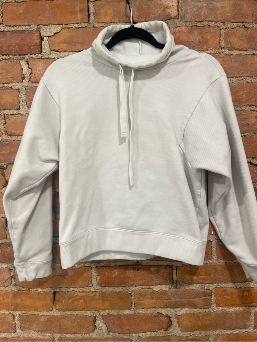 Madewell Cream Cowl Neck Pullover with MWL Label | Size Sm | Cozy